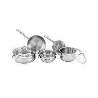 Ovela 5 Piece Stainless Steel Cookware Set   