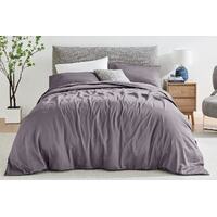 Ovela 1200TC Cotton Quilt Cover Set (Castlerock, King Single)