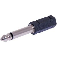 Dynalink 6.35mm Mono Plug To 3.5mm Mono Socket Adapter
