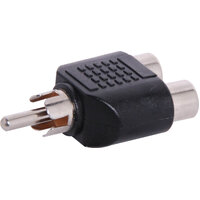 Dynalink 2 RCA Female To RCA Male Adapter