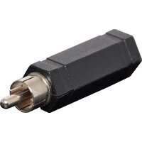 Dynalink RCA Male To 6.35mm Mono Socket Adapter