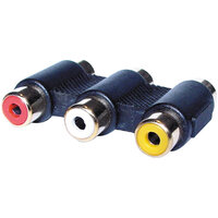 Dynalink 3 RCA Socket To 3 RCA Connections Socket Adapter