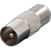 F Female To PAL Male Adapter
