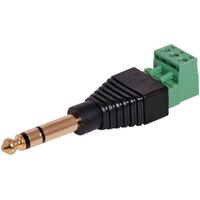 Dynalink 6.35mm Stereo Jack Plug With Screw Terminals