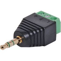 Dynalink 3.5mm Stereo Jack Plug With Screw Terminals