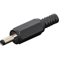 1.7mm DC Female Power Line Plug 9.5mm Strain Relief Solder Terminal Connector