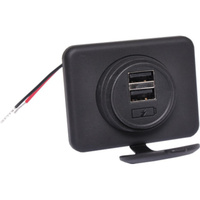 Dual USB 2.1A Surface Mount Socket 