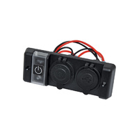 Dual USB And Car Accessory Flush Panel Mount
