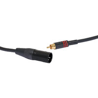 Redback 1m 3 Pin XLR Male To RCA Male Microphone Cable