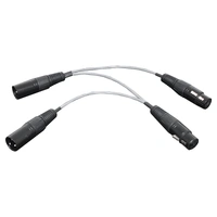 XLR Z Cable Splitter 3 pin Connections 20cm length