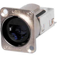 Neutrik 8P8C RJ45 Modular Chassis Socket Cat6 NE8FDY C6 line  plug  connector  