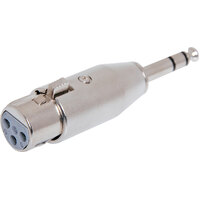 3 Pin Female XLR To 6.35mm TRS Plug Adapter
