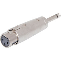 3 Pin Female XLR To 6.35mm Mono Plug Adapter