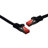 Dynalink Black 10m Cat6a SSTP Ethernet Patch Cable