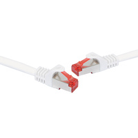 Dynalink P1681A White 0.5m Cat6a SSTP Ethernet Patch Cable