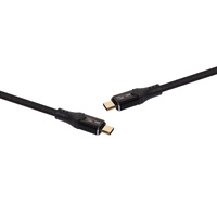Dynalink Thunderbolt 5 USB-C Male Cable 240W PD 80Gbps 16K Video Support 2m