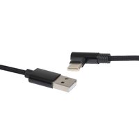 Dynalink -1.5m Type C Male to Right Angle Male USB 2.0 Cable P1892A