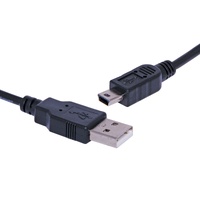 Dynalink 3m A Male to Mini B Male USB 2.0 Cable-P1893A