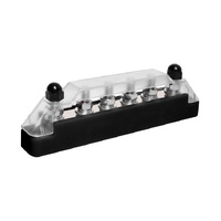 Powerhouse P2161 6 Way Black 150A M6 Power Bus Bar