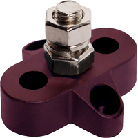 Powerhouse P2172A Single Red M8 Power Distribution Post 48V DC max