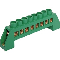 75A 8 Way 4mm Mounting Holes M5 Nickel Plated Iron Screws Busbar Terminal Block