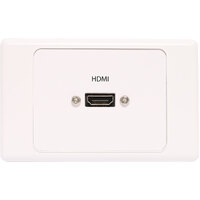 Dynalink HDMI Single Wallplate Dual Cover With Flyleads