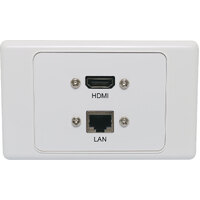 Dynalink RJ45 Cat6 HDMI Fly Lead Wallplate