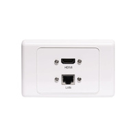 Dynalink P5973A RJ45 Cat6 HDMI Fly Lead Wallplate