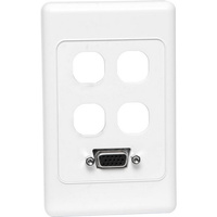 Dynalink VGA With 4 Gang Wall Plate Flexible Connection