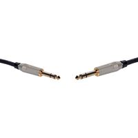 Amphenol 1m Balanced 6.35mm Jack TRS Male To Male Cable

