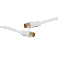 Dynalink 5m PAL Male to PAL Male TV Cable White