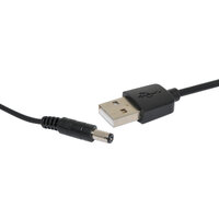 USB Type A Male To 2.1mm DC Plug 1m
