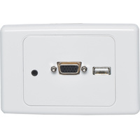 Dynalink VGA / USB Plug Connection Clipsal 2000 Wallplate