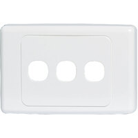 3 Way Clipsal Clip-In Wallplate