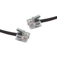 MOD LEAD 2M RJ14-RJ14 BLACK