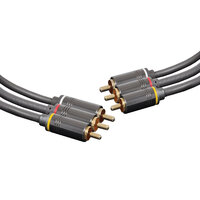 Dynalink 15m 3 RCA Male To 3 RCA Male Composite AV Cable