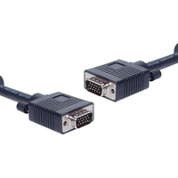 Dynalink 3m Filtered VGA DE15 High Density Male-Male Cable