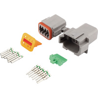 Deutsch DE-DT8-1 IP67 Weatherproof 8-Pin Connector Set 13A Rated