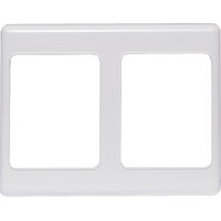 Altronics White Dual Blank Wallplate Cover

