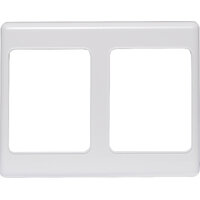 Altronics White Dual Blank Wallplate Cover