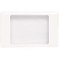 Altronics Clear/White Dual Cover Blank Wallplate
