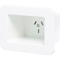 Wallplate Recess Box With 240V Mains GPO