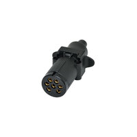 Powerhouse Small Round 7 Pin Trailer Plug Suitable for use with W4222 7 core trailer cable