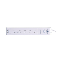 Powershield PSZ5U2 Zapguard Surge Protected 5 Way Power Board