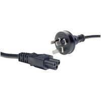 Powertran 1.8m Cloverleaf C5 Appliance 3 Pin 2.5A Mains Power Cable