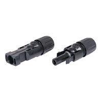 Water & Dust Proof IP68 MC4 Solar Panel 30A Line Plug Socket Connector