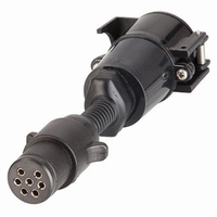 Trailer Adaptor 7 Pin Small Round Plug to Large Round Socket