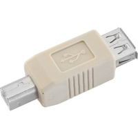 Pro.2 PA2313 USB-A Socket to USB-B Plug Adaptor Cable joiner Gender Changer
