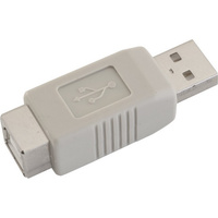 Pro.2 PA2319 USB-A Plug to USB-B Socket Adaptor Cable joiner Gender Changer