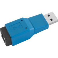 USB3 USB-A Plug - USB-B Socket Adaptor